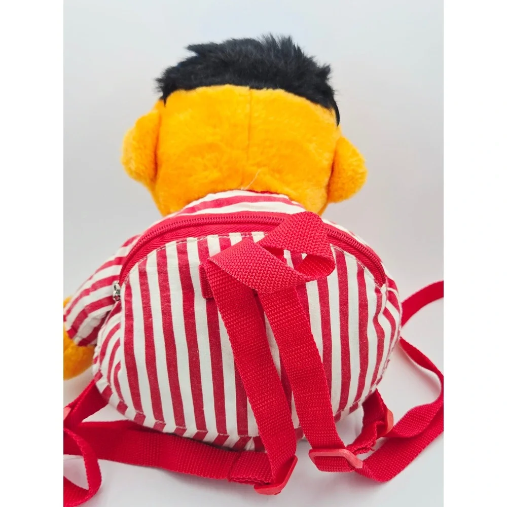 Vintage 1997 Sesame Street Ernie Pajamas Plush Backpack Roma Kids Jim Henson